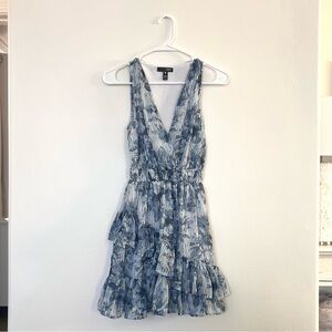 AQUA blue sleeveless dress